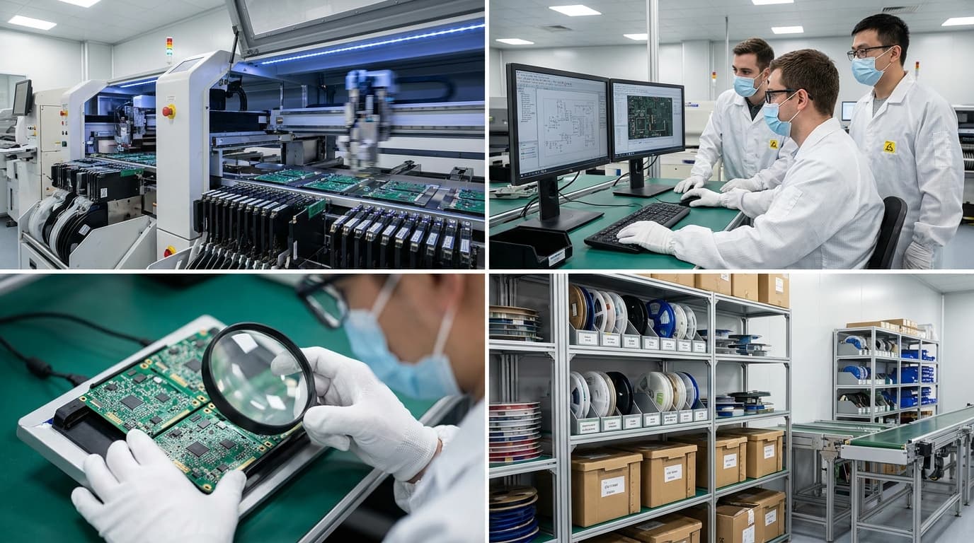 Partial Turnkey PCB manufacturing and electronics production